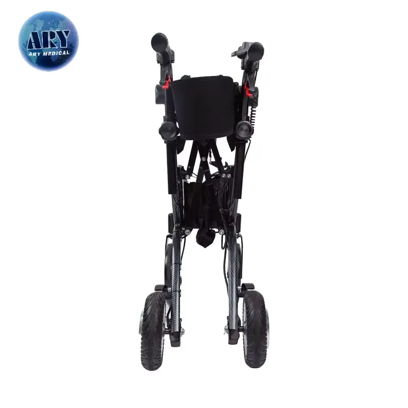 Existing AryMD powered walker product image showing folded front view