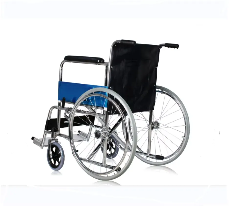 Existing AryMD 809 manual wheelchair photograph showing rear three-quarter full chair