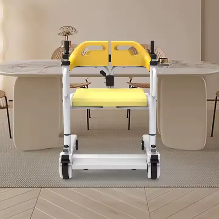 Transfer chair shown alone in a room setting