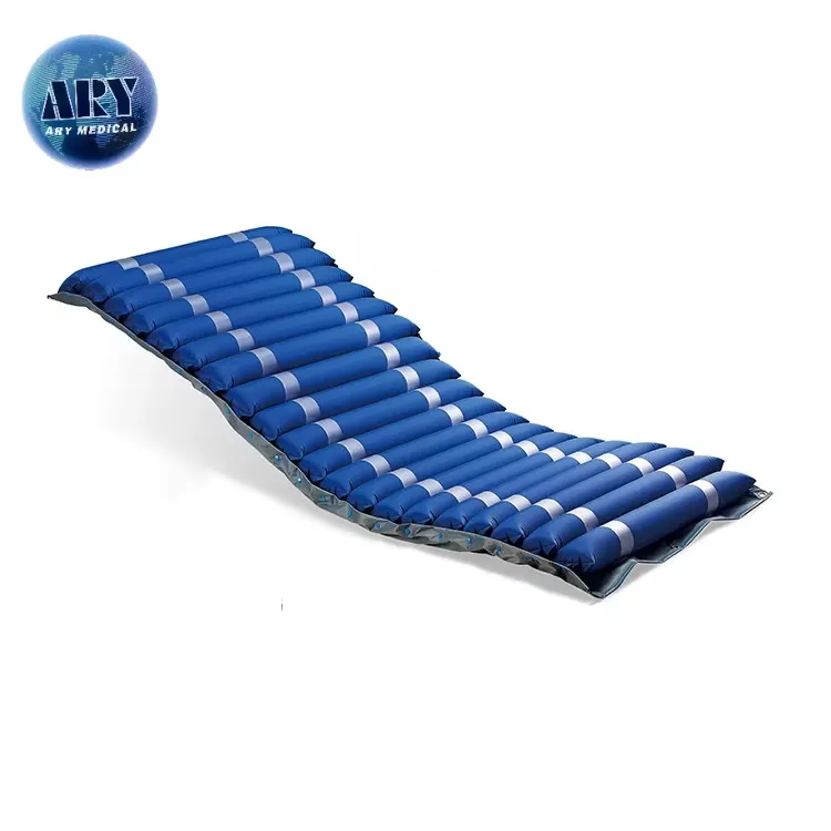 Complete blue tubular-cell mattress product view