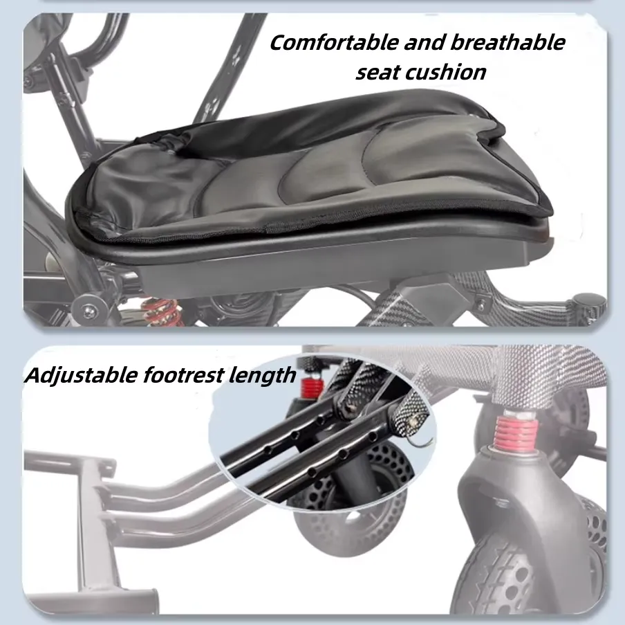 Ergonomic electric wheelchair