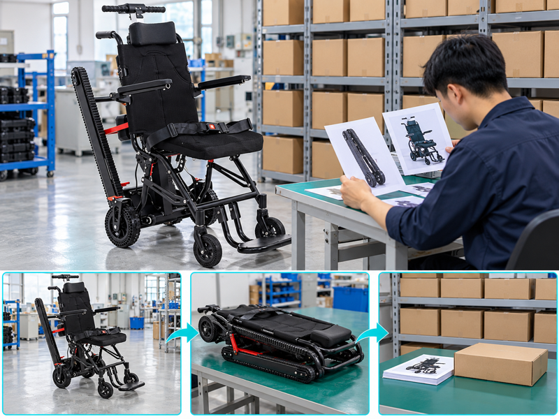 Stair chair spare parts shown through an illustrative passenger stair-chair review