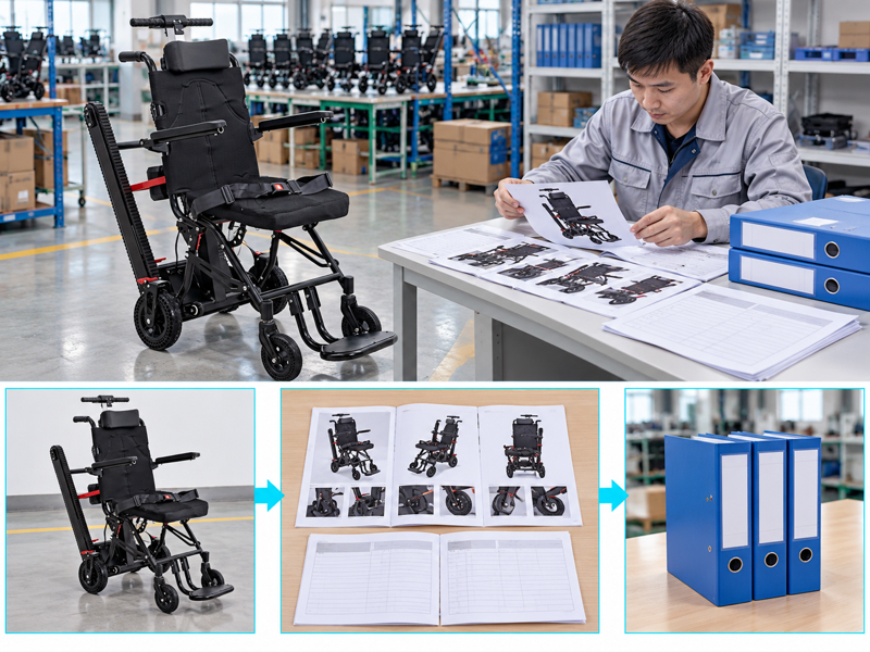 Stair chair supplier files shown through an illustrative passenger stair-chair review