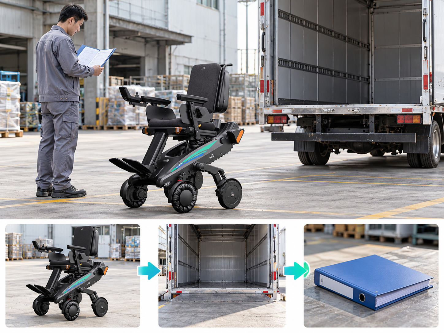 Illustrative XSTO X12 vehicle loading workflow chart; not product test evidence
