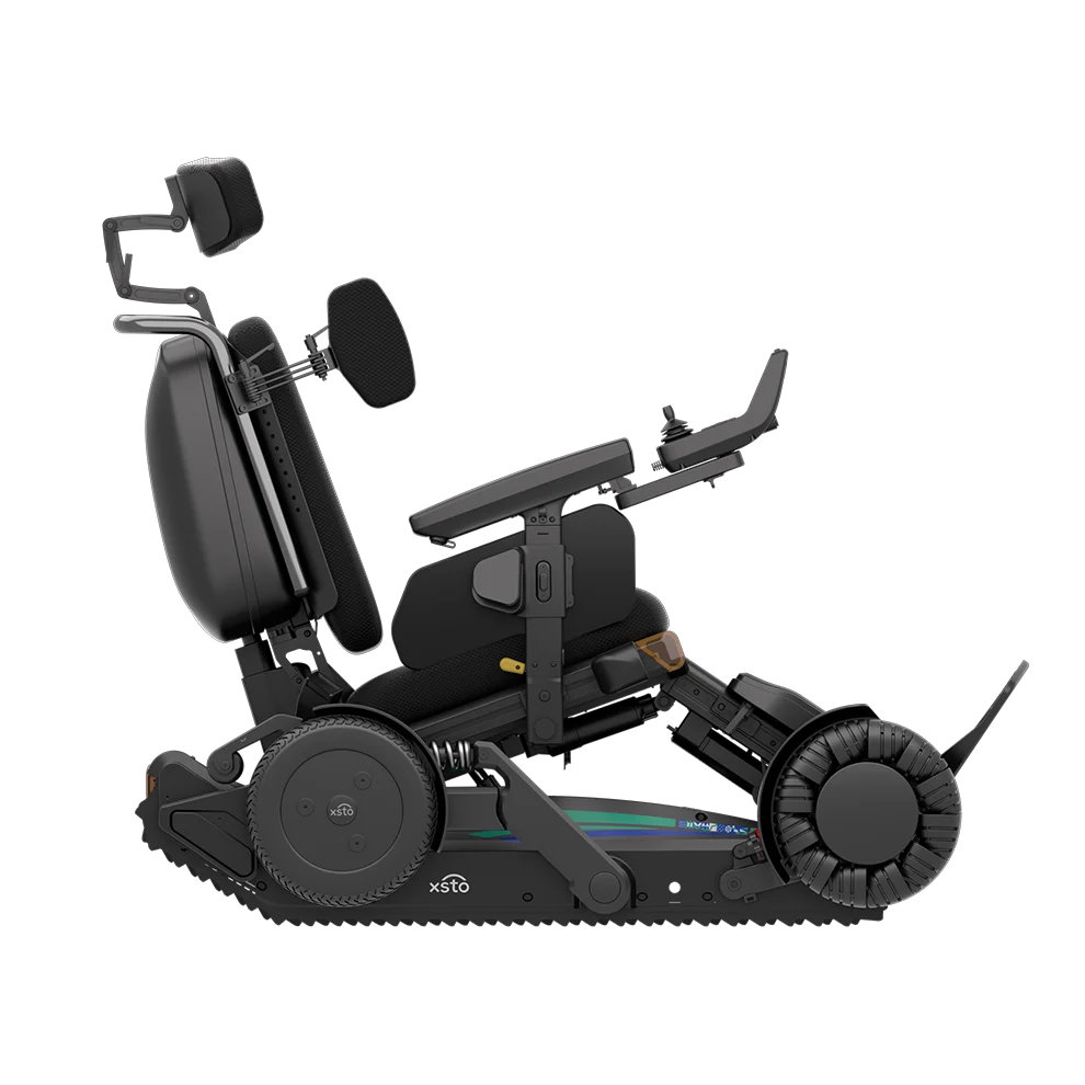 Supplied XSTO X12 side product view with lowered wheel-track chassis